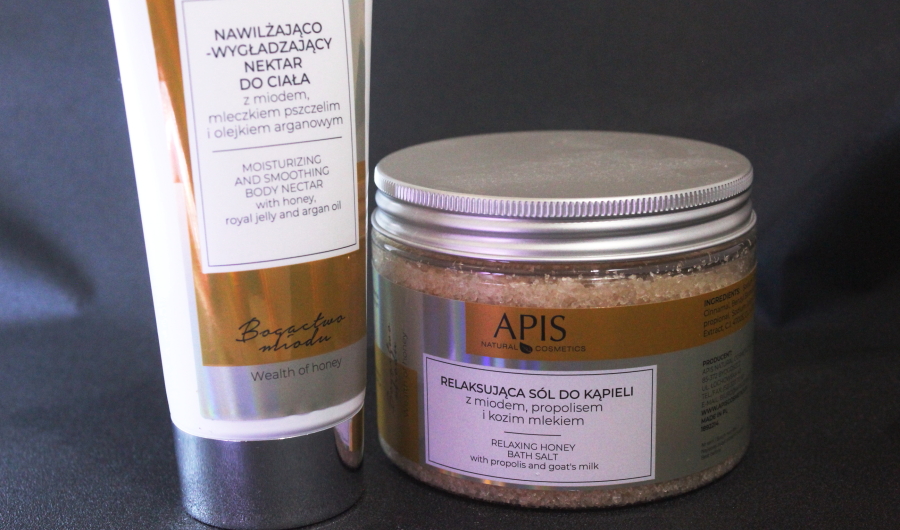 Kosmetyki Apis - nektar do ciała i sól do kąpieli